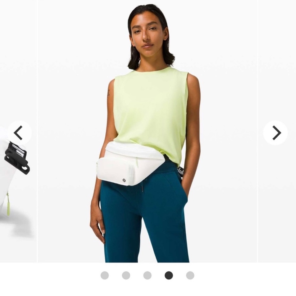 Lululemon The Rest is Written White Belt Bag